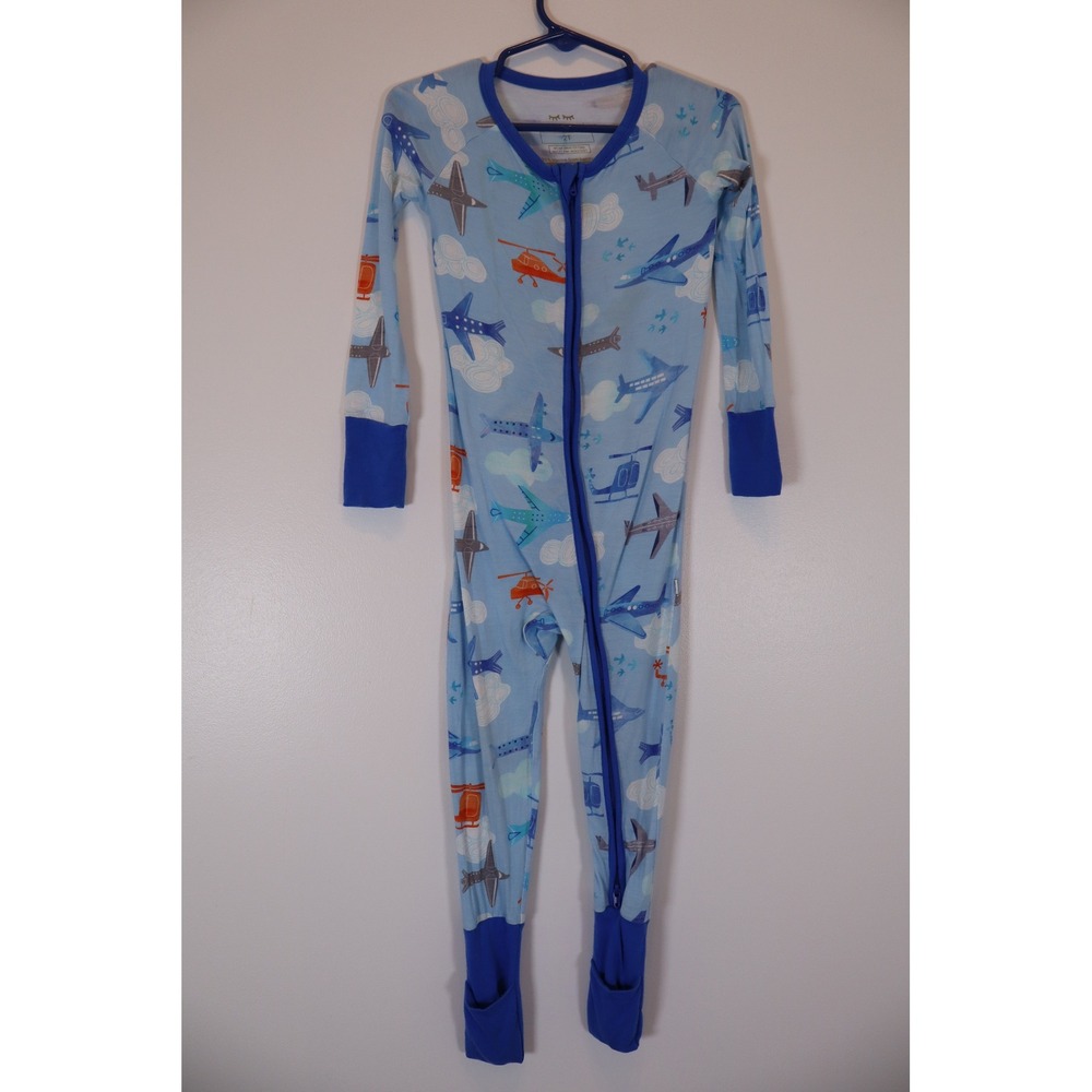 Little Sleepies High Flying Planes Zippie Toddler 2T